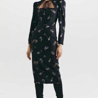 Floral print sheath dress